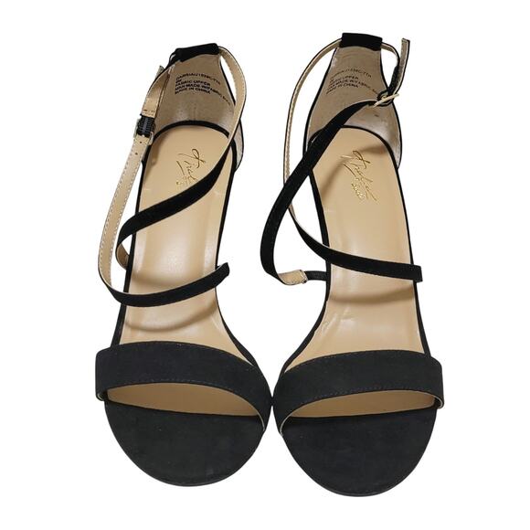 Thalia Sodi Women Darria Cross Strap High Heeled Sandals Size US 9M Black - Picture 4 of 7